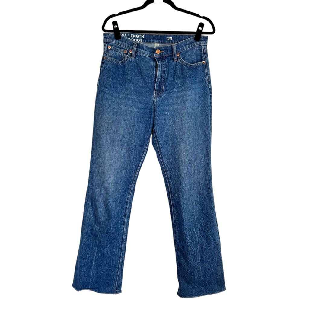 J. Crew Jeans Full Length Demi Bootcut Raw Hem